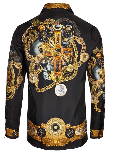 versace top ebay|versace tops men's sale.